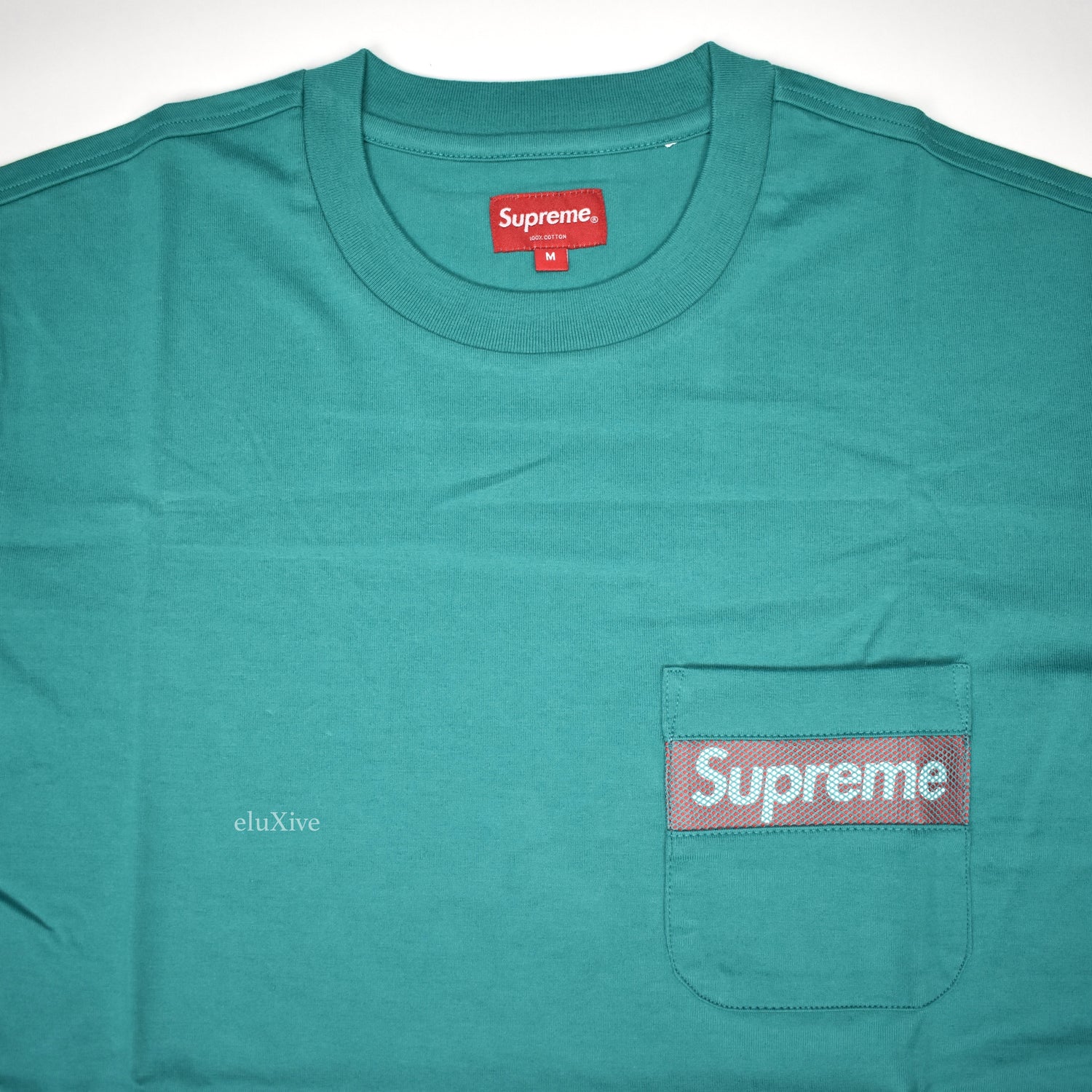 Supreme - Teal Mesh Box Logo T-Shirt – eluXive