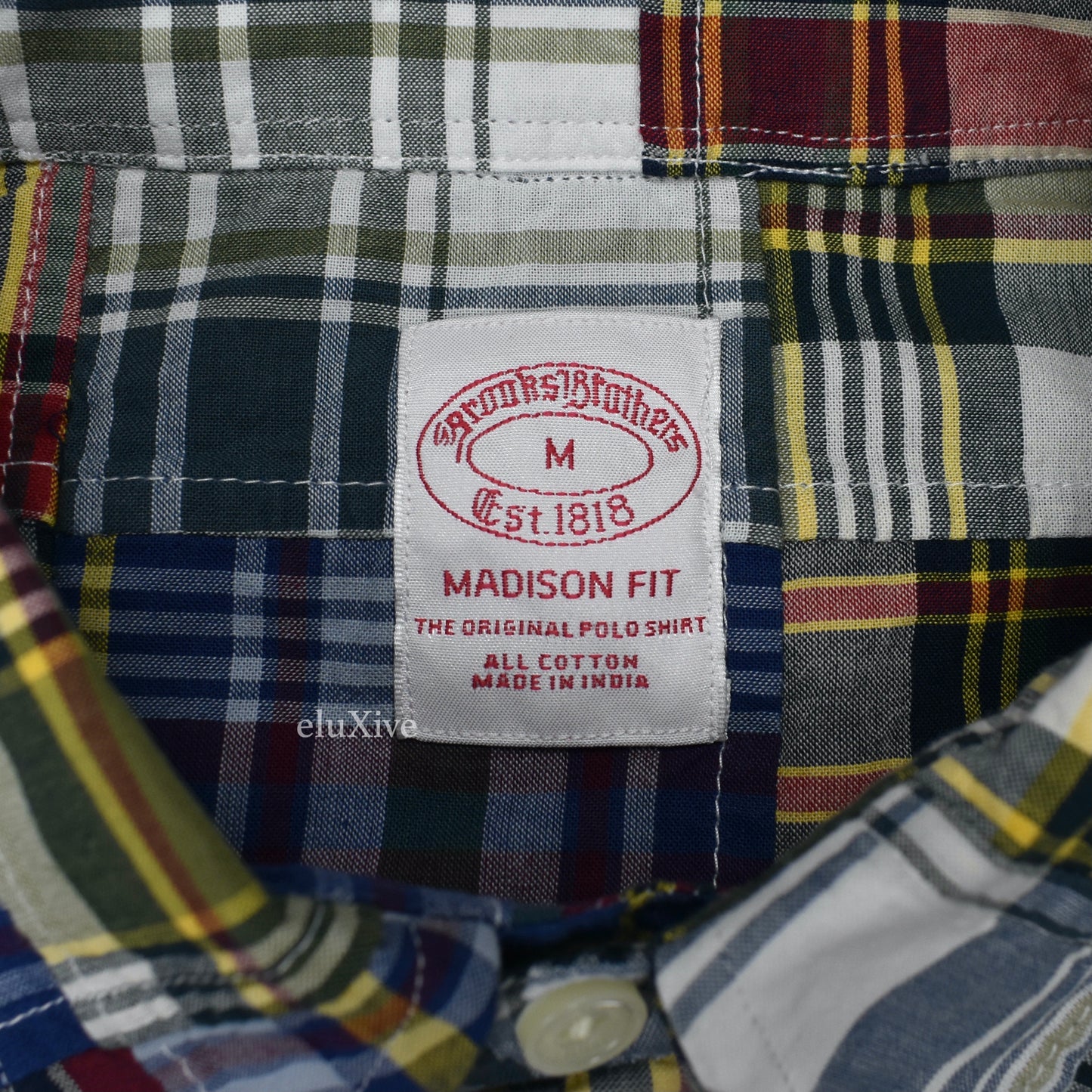 Brooks Brothers - Patchwork Madras Plaid Button Down Shirt