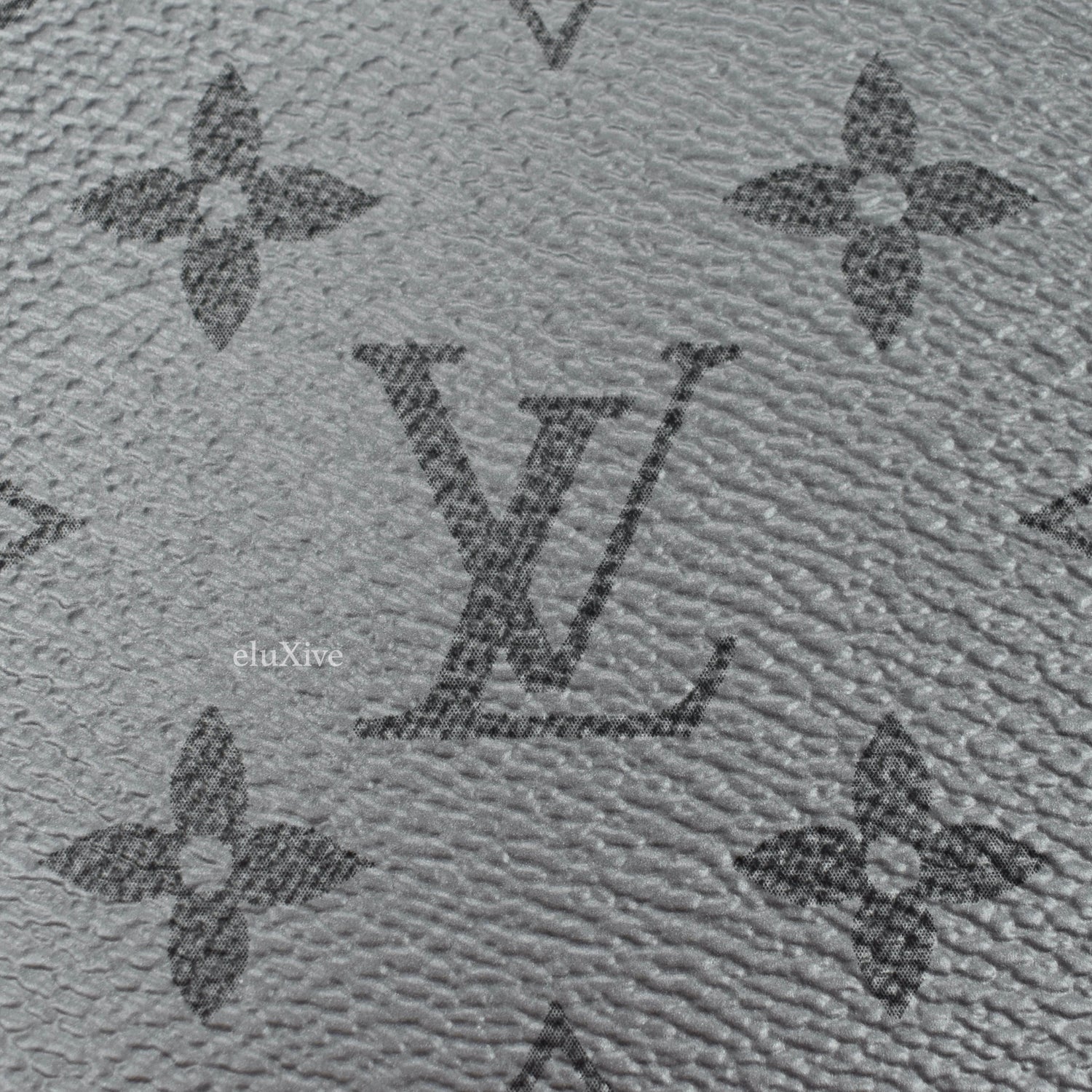 Authentic New Rare Louis Vuitton Gun Metal Grey Monogram Multiple Wallet  Bifold