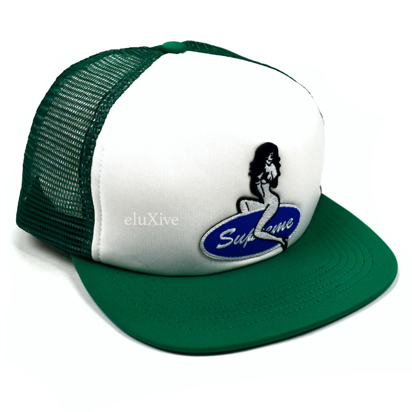 Supreme - Pinup Logo Trucker Hat (Green)