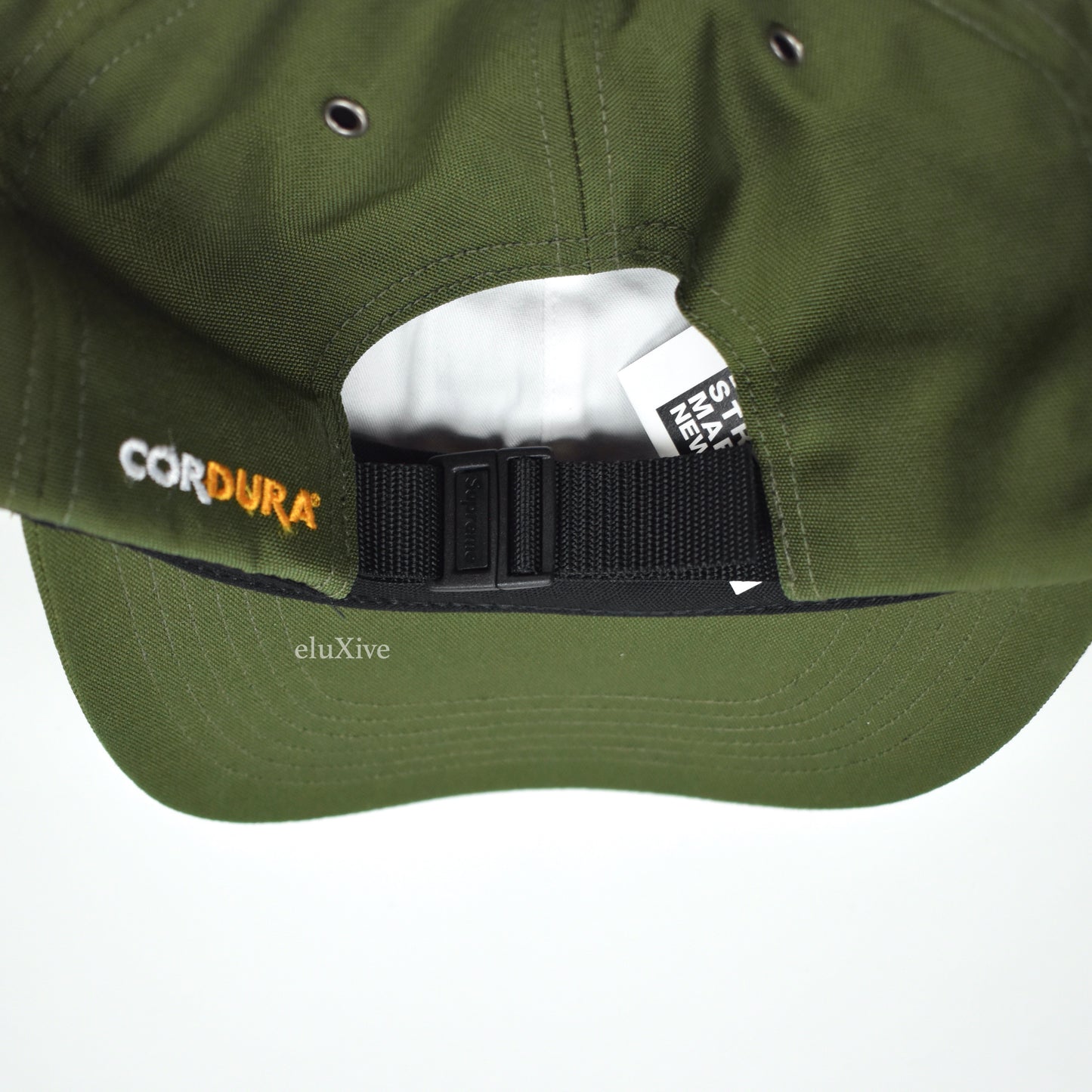 Supreme - Cordura Teflon Canvas Small Box Logo Hat (Olive)