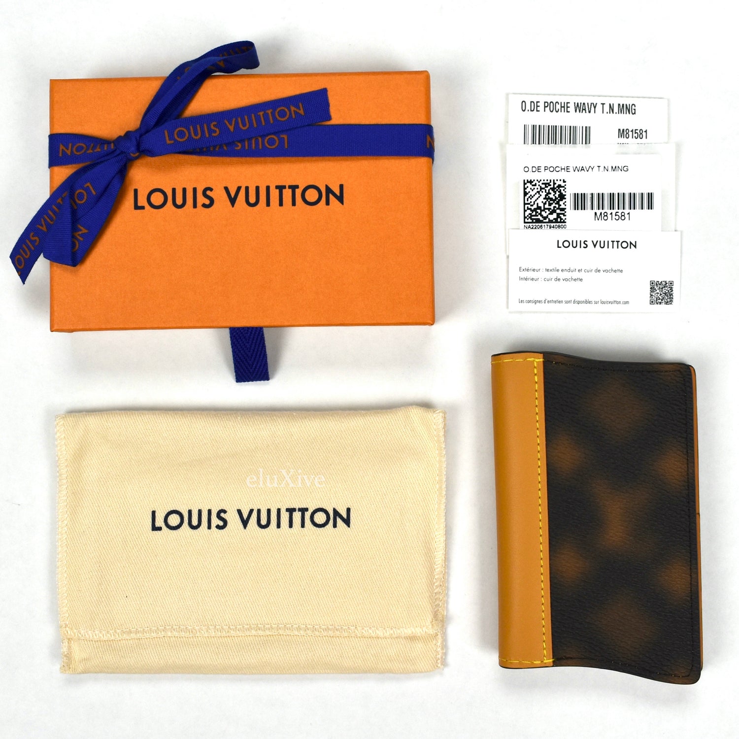 Louis Vuitton Monogram Blurry Wavy Clutch Box