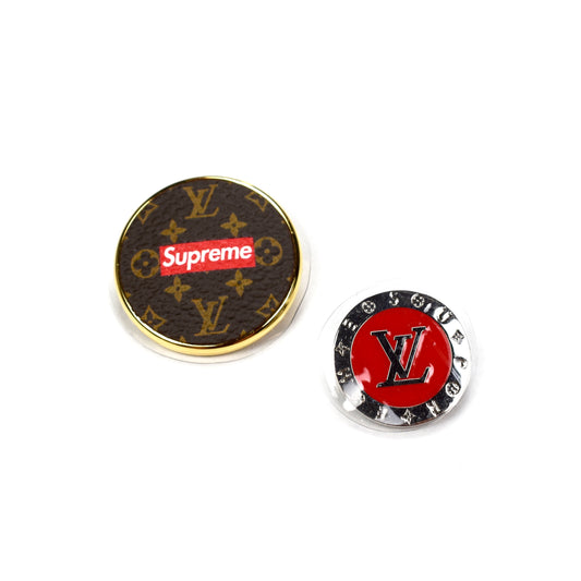 Louis Vuitton x Supreme - City Badge Pin Set
