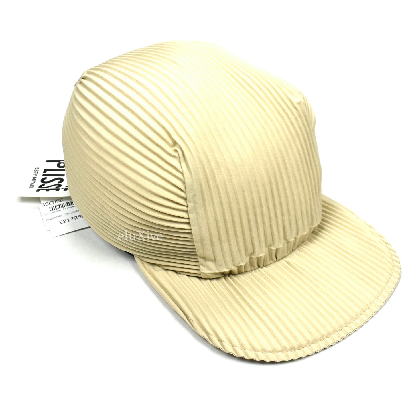 Issey Miyake - Beige Homme Plisse Pleated Hat