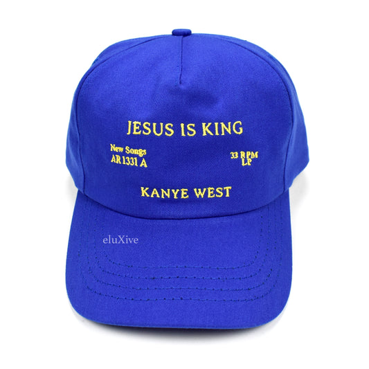 Kanye West - Jesus Is King Vinyl Cover Hat (Blue)