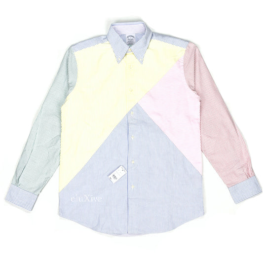 Brooks Brothers - Patchwork Oxford Striped Button Down Fun Shirt