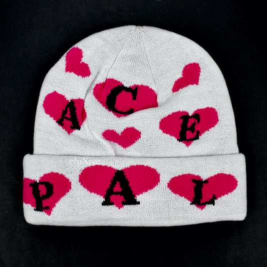 Palace - Love Me Heart Logo Jacquard Knit Beanie