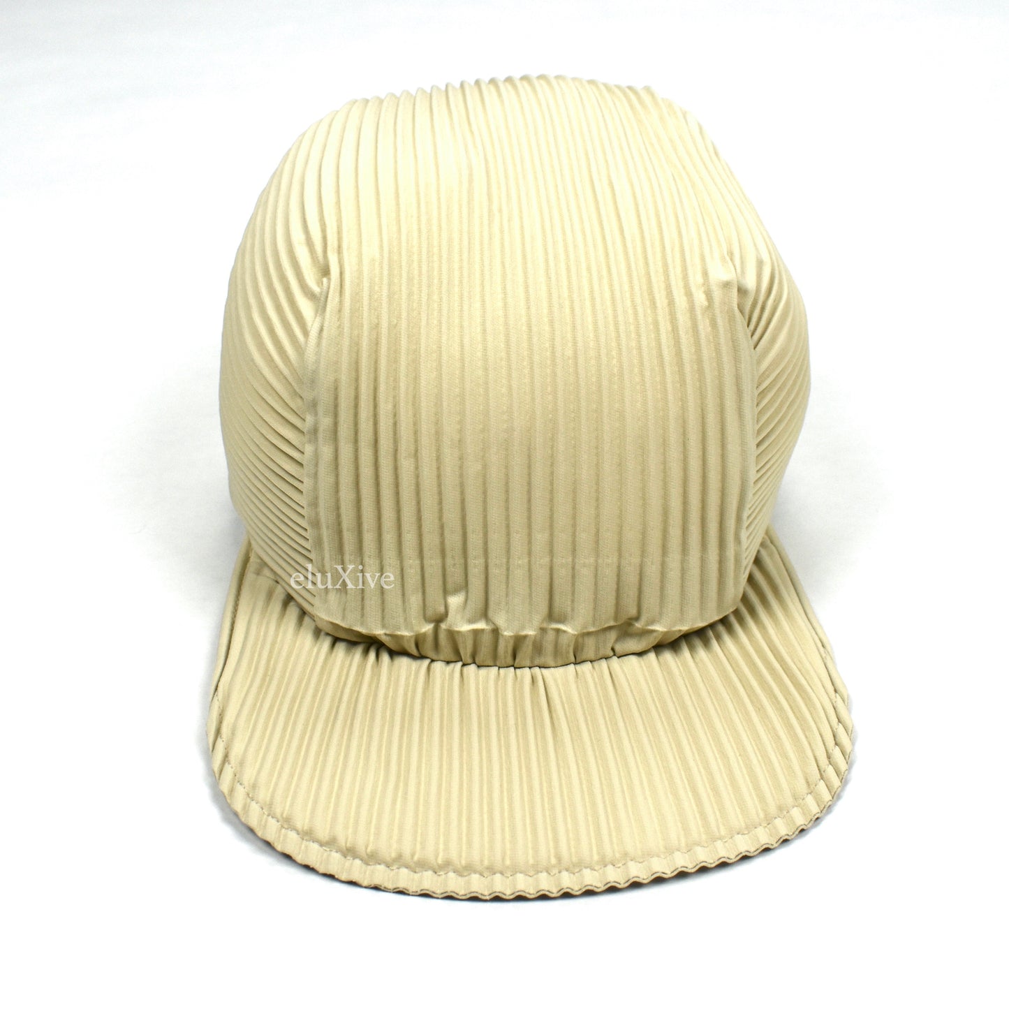 Issey Miyake - Beige Homme Plisse Pleated Hat