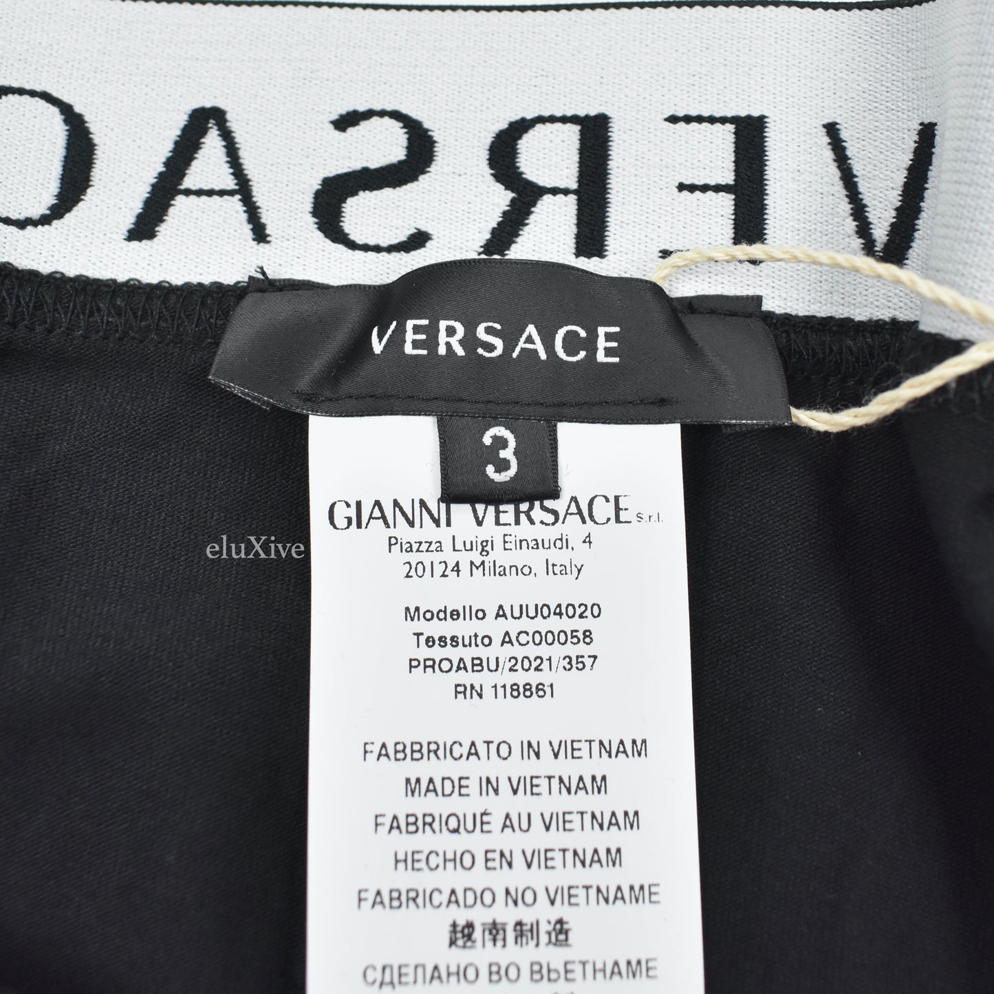 Versace - Black Logo Boxer Briefs (3-Pack)