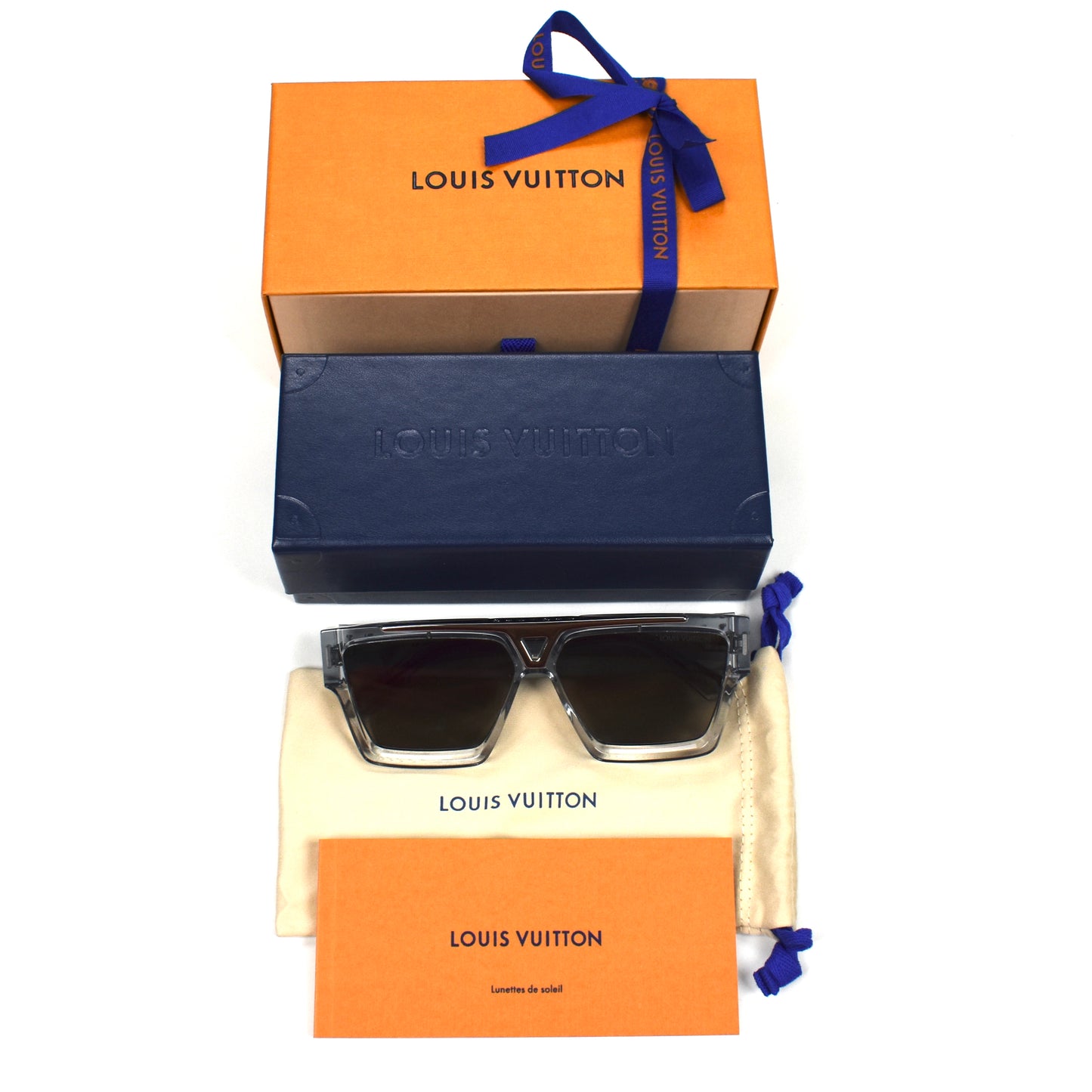 Louis Vuitton - Transparent Evidence 1.1 Sunglasses (Clear/Gray)