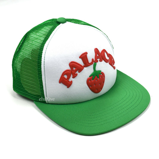 Palace - Strawberry Logo Trucker Hat (Green)
