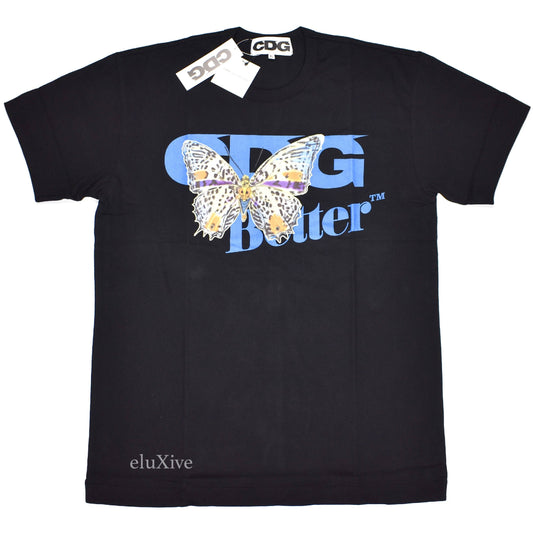 Comme Des Garcons x Better - CDG Butterfly Logo T-Shirt (Black)