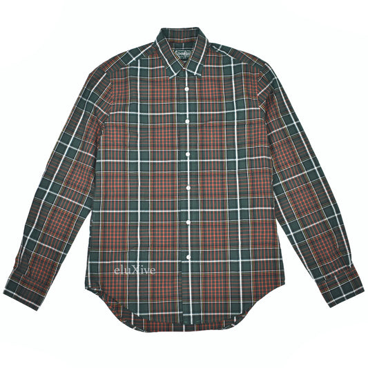 Gitman Vintage - Dark Green/Red/White Plaid Button Down Shirt