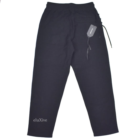 Craig Green - Black Reverse Terry Laced Jogger Pants