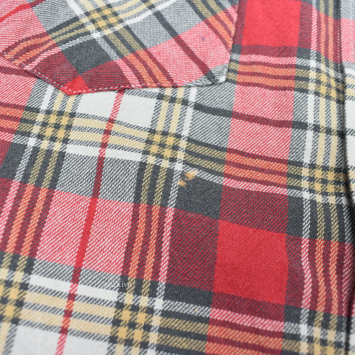 Undercover - Red Plaid Sleeveless Western Snap Button Shirt