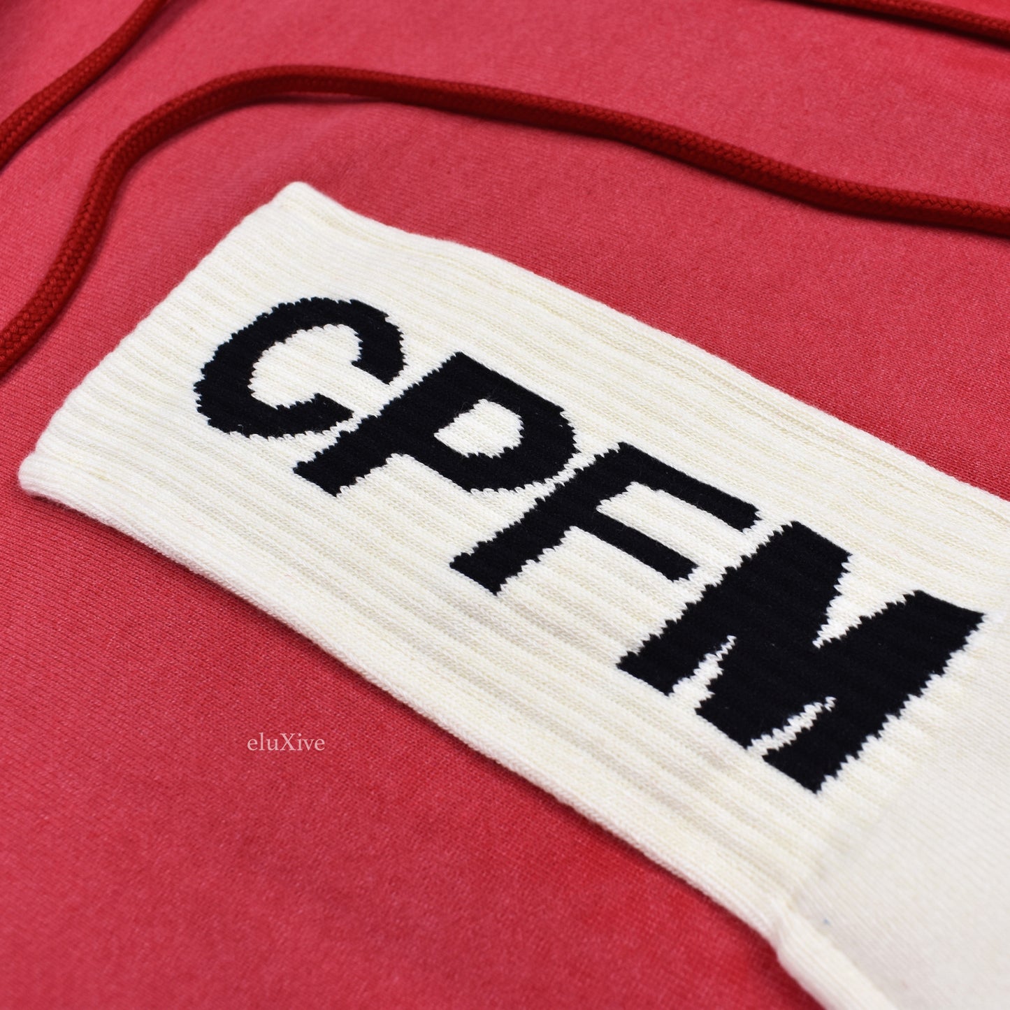 Cactus Plant Flea Market - CPFM Sock Logo Hoodie (Red)