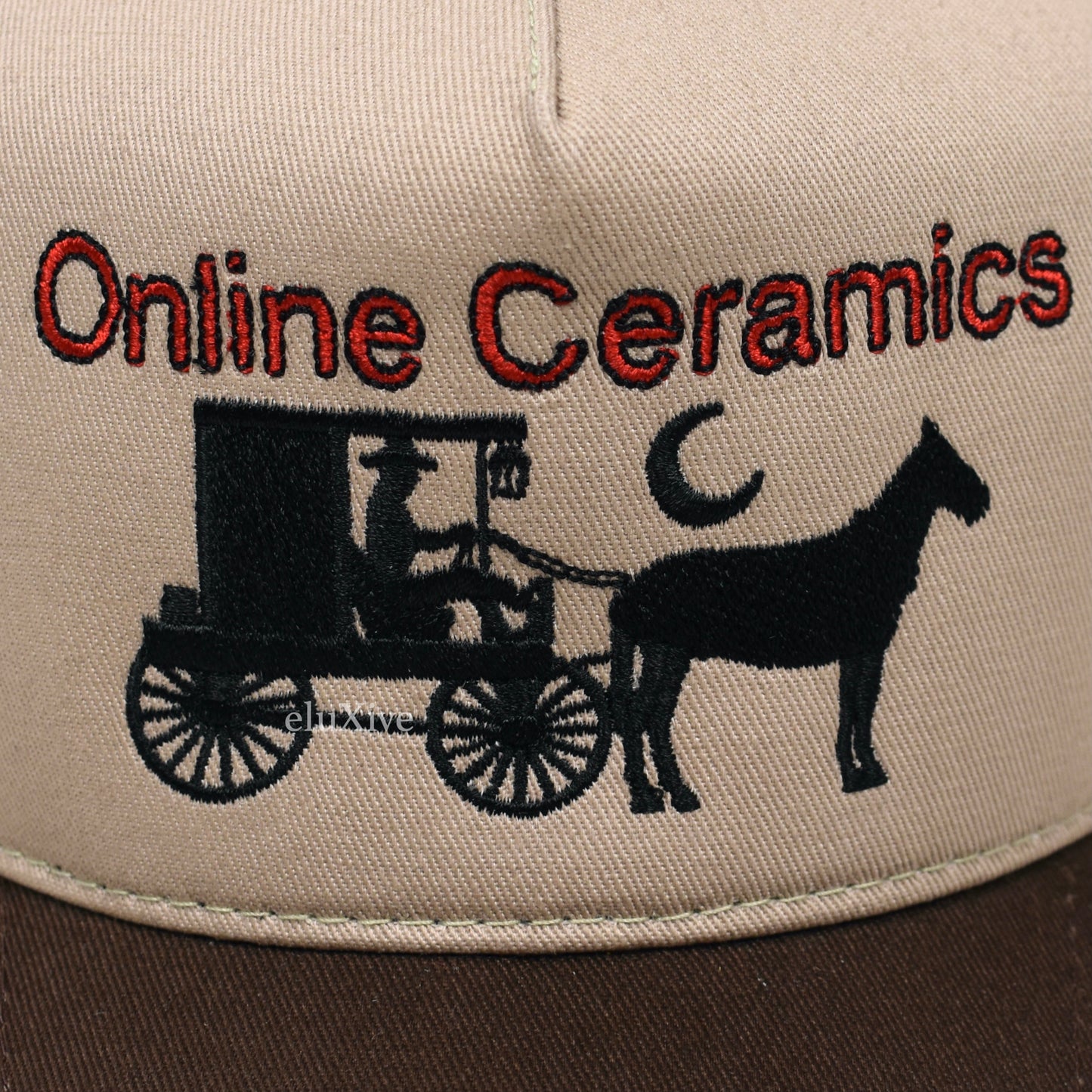 Online Ceramics - Carriage Logo 'Cowpoke' Trucker Hat (Brown)