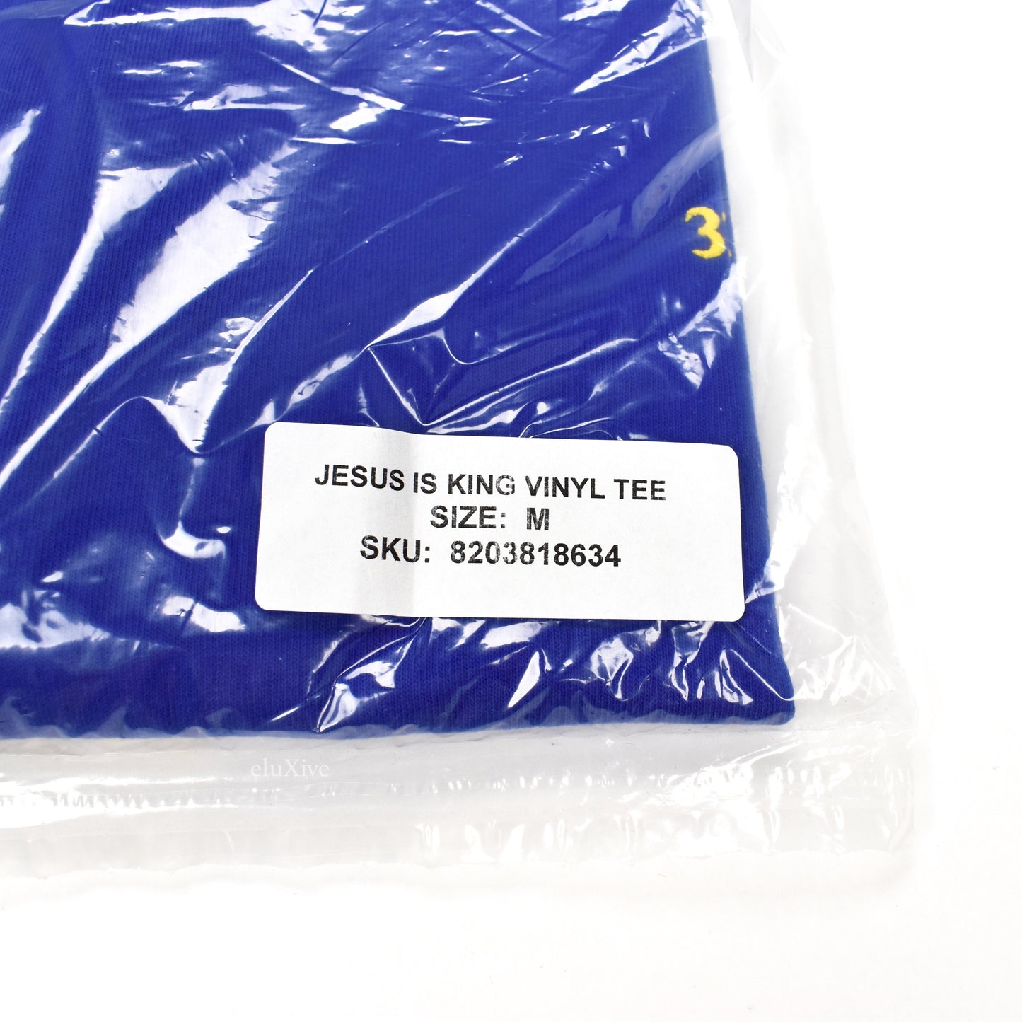 Kanye West - Jesus Is King Vinyl Cover T-Shirt (Blue)