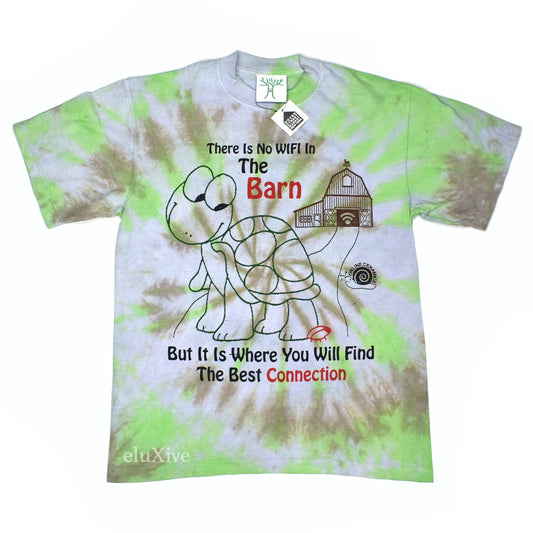 Online Ceramics - No Wifi Barn Connection Tie-Dye T-Shirt