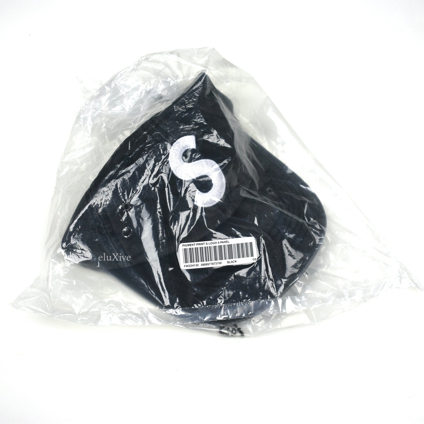 Supreme - Pigment Print S-Logo Hat (Black)