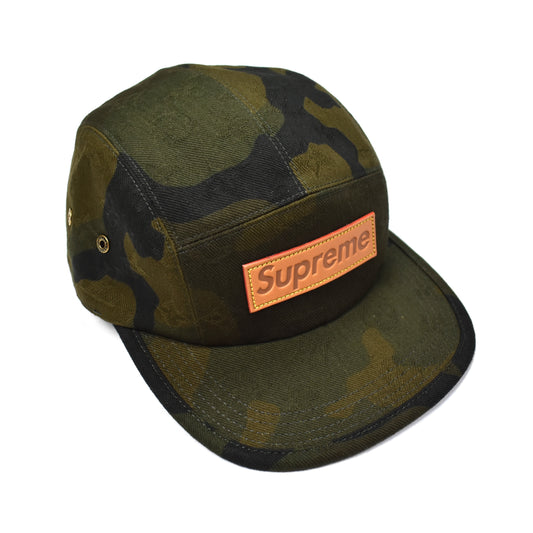 Louis Vuitton x Supreme - Monogram Camo Box Logo Hat