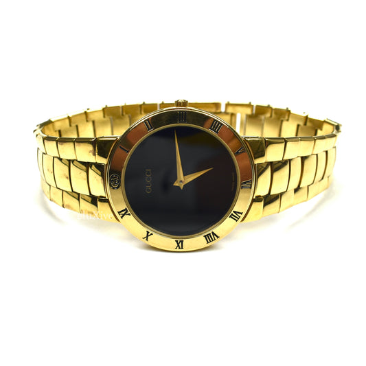 Gucci - 3300M Gold/Black Watch (1994)