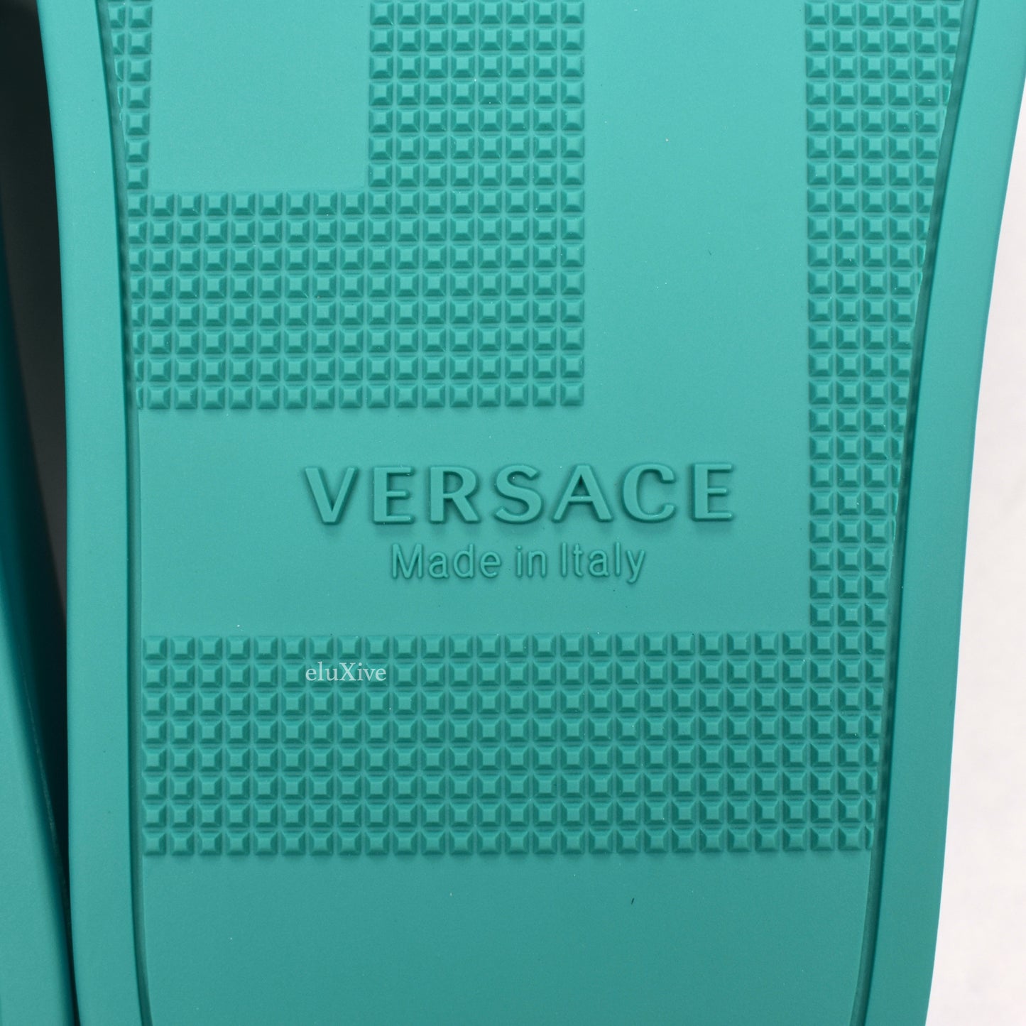 Versace - Turquoise Palazzo Medusa Pool Slides