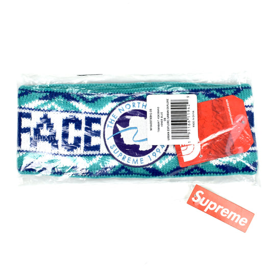 Supreme x The North Face - Blue Trans Antarctica Logo Knit Headband (SS17)