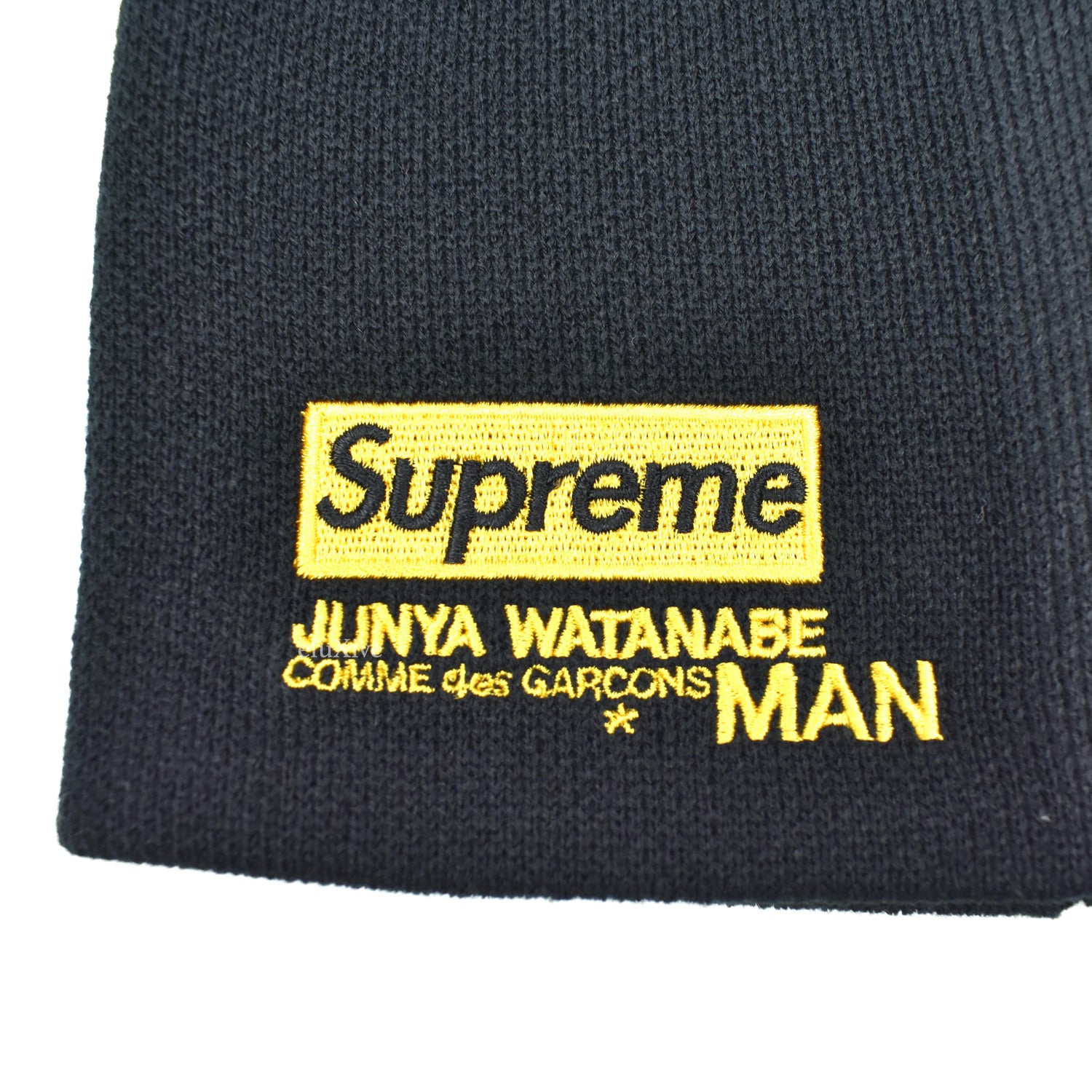 Supreme x Junya Watanabe - Box Logo Embroidered Bug Beanie (Black