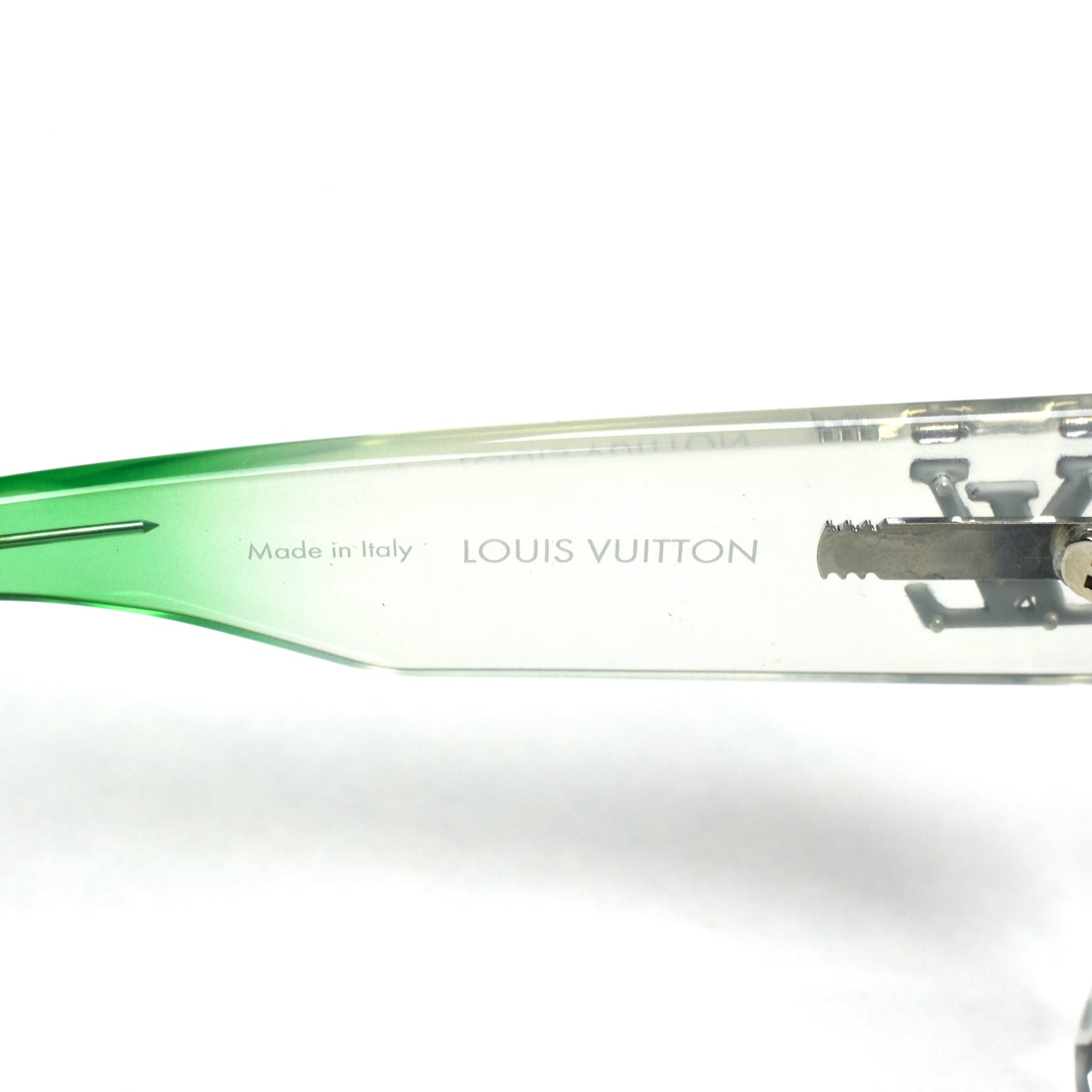 Louis Vuitton Z1832E Cyclone Sunglasses, Clear, E