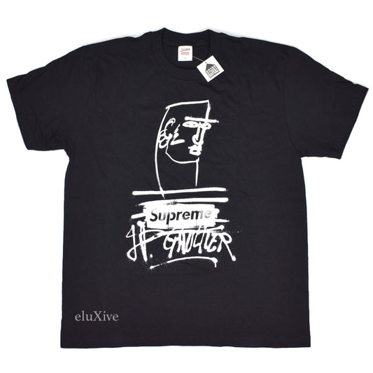 Supreme x Jean Paul Gaultier - Black Box Logo T-Shirt