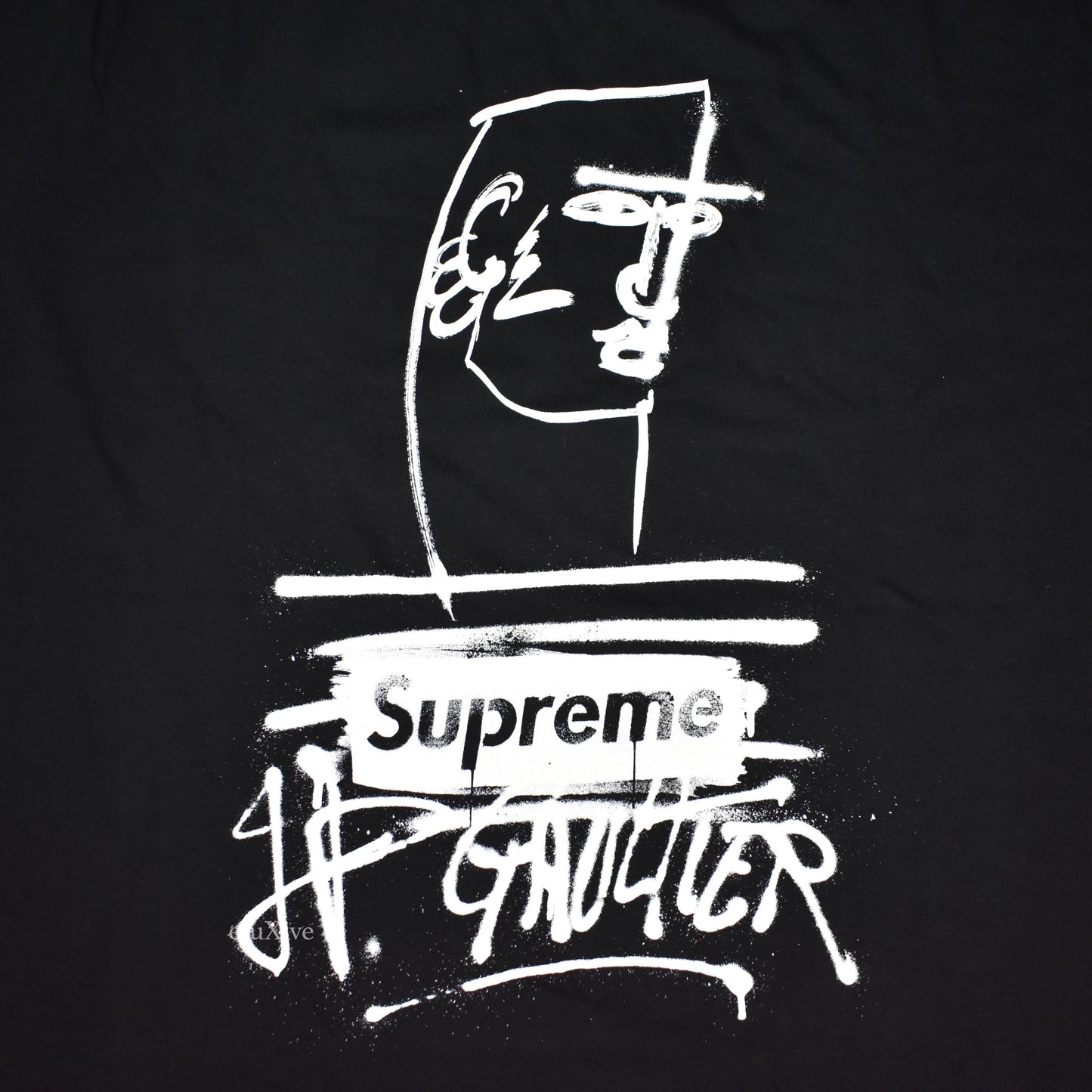 Supreme x Jean Paul Gaultier - Black Box Logo T-Shirt