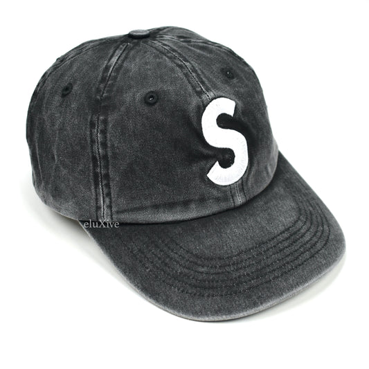 Supreme - Pigment Print S-Logo Hat (Black)