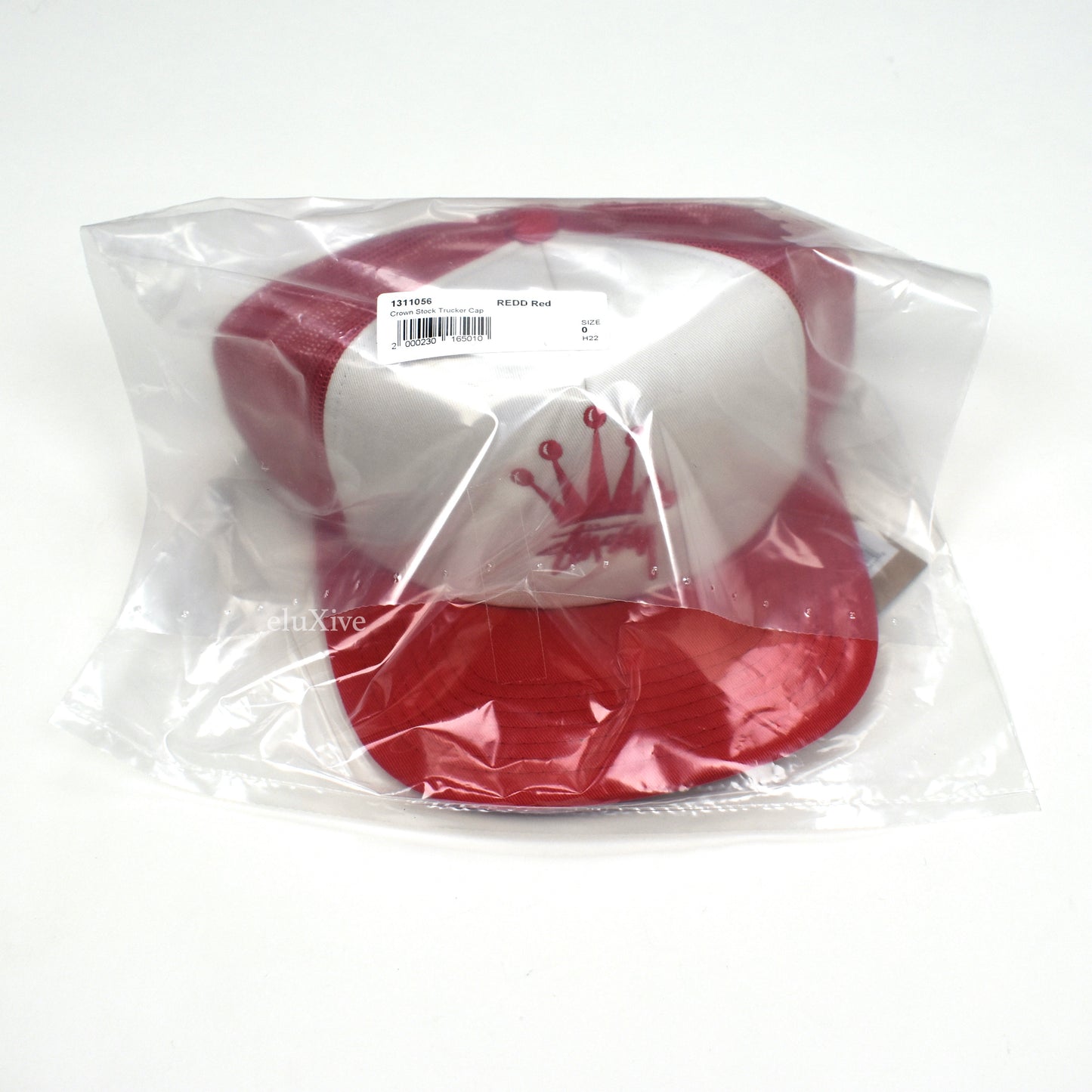 Stussy - Crown Logo Trucker Hat (Red/White)