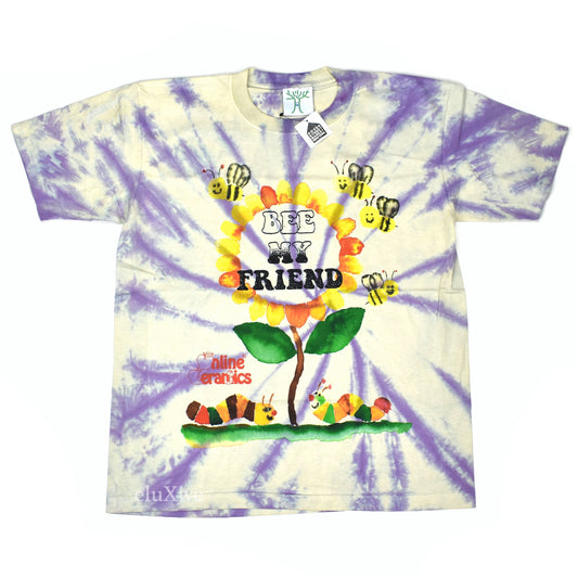 Online Ceramics - Bee My Friend Tie-Dye T-Shirt