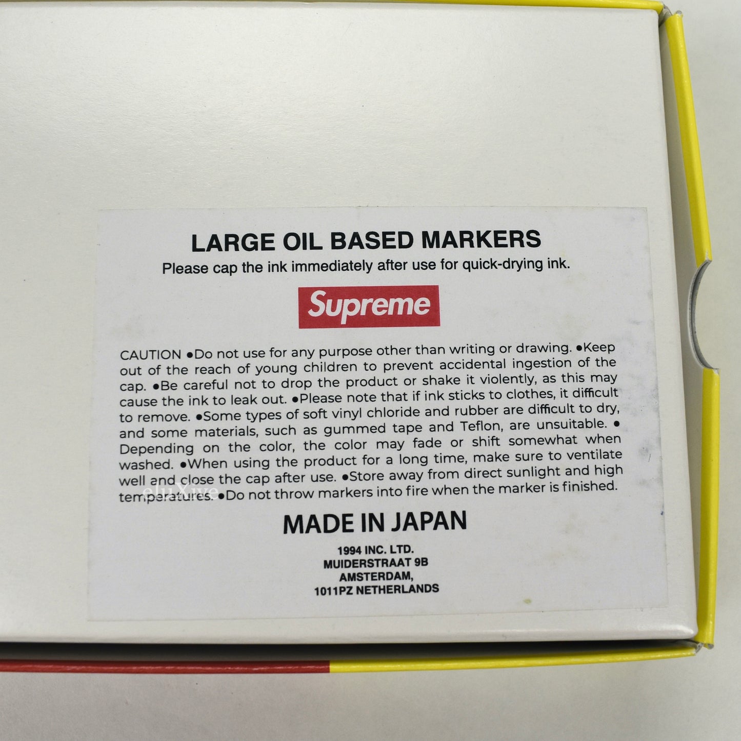 Supreme - Box Logo Magic Ink Markers