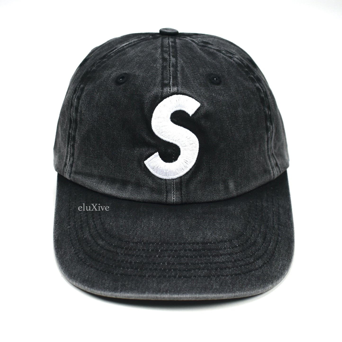 Supreme - Pigment Print S-Logo Hat (Black)
