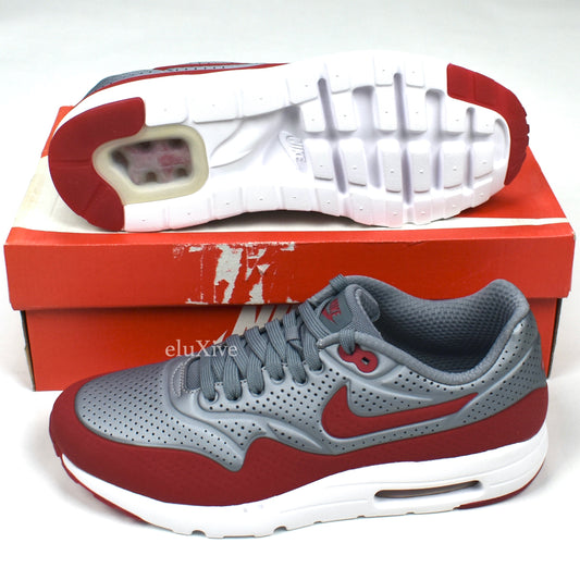 Nike - Air Max 1 Ultra Moire 'Anniversary' (Metallic Gray/Red/White)