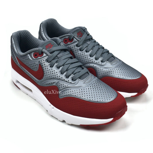 Nike - Air Max 1 Ultra Moire 'Anniversary' (Metallic Gray/Red/White)
