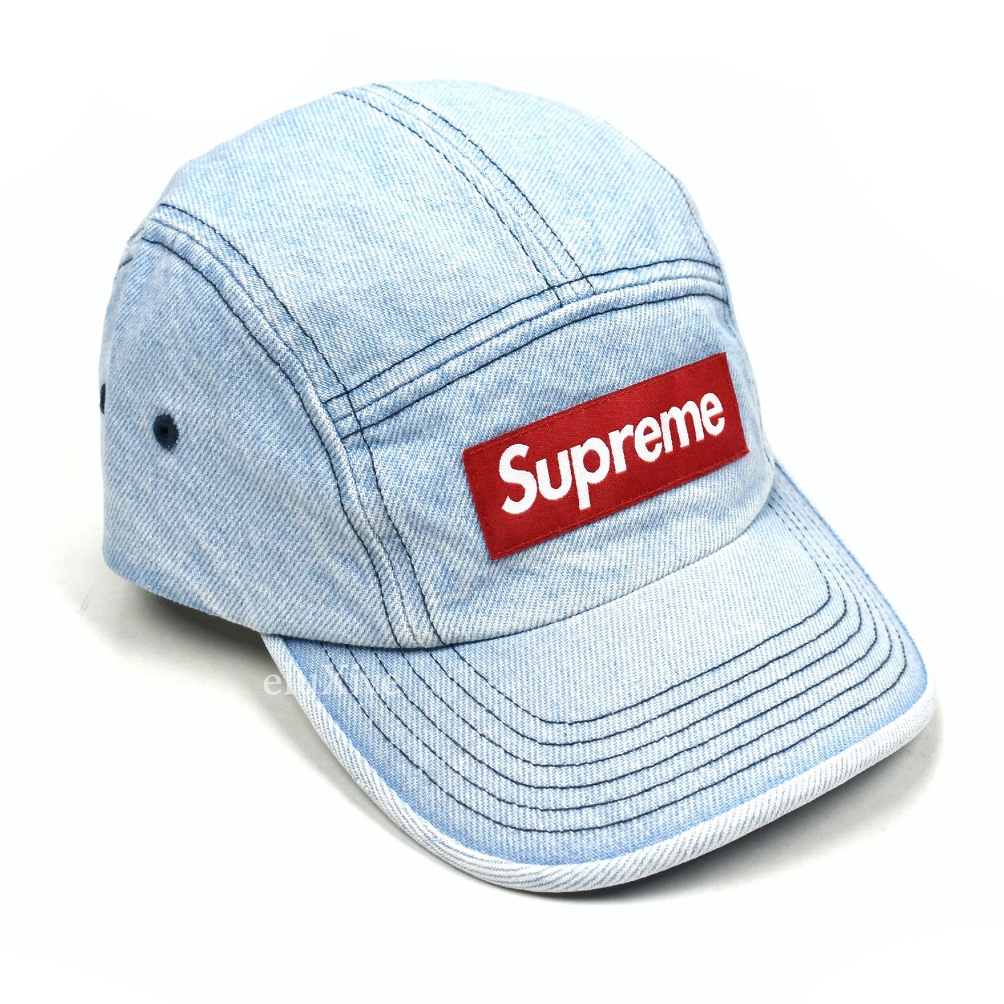 Supreme - Denim Box Logo Hat (Washed Blue)