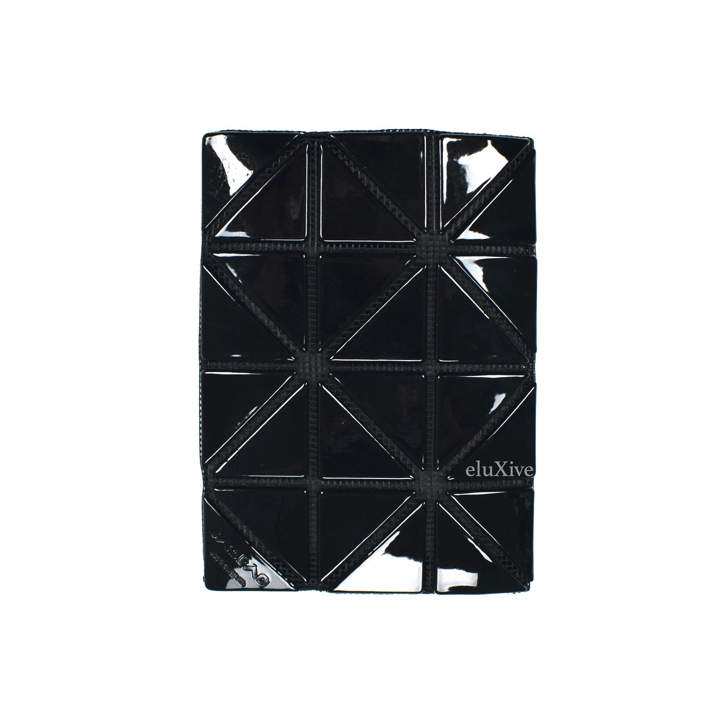 Baobao Issey Miyake - Black Geometric Mini Bifold Wallet