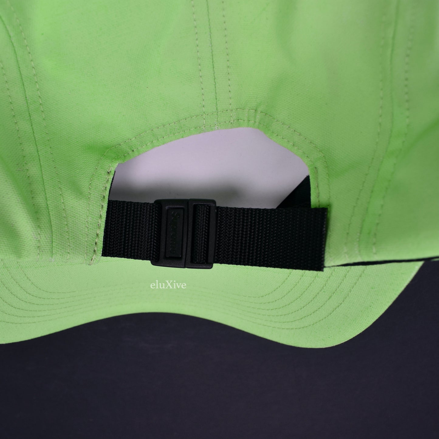 Supreme - Lime Green Cordura Box Logo Hat