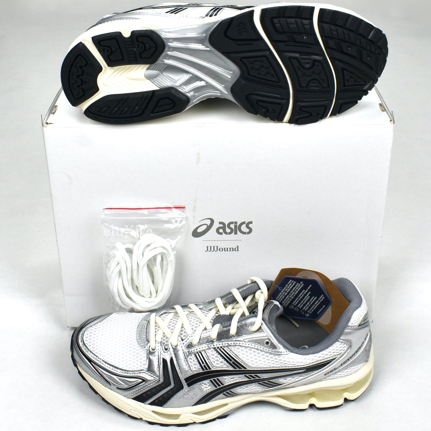 JJJJound x Asics - Gel Kayano 14 White/Black/Silver