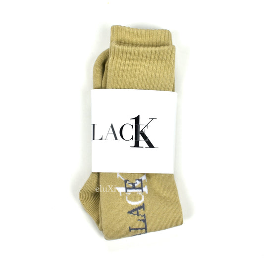 Palace x Calvin Klein - CK1 Logo Knit Crew Socks (Tan)