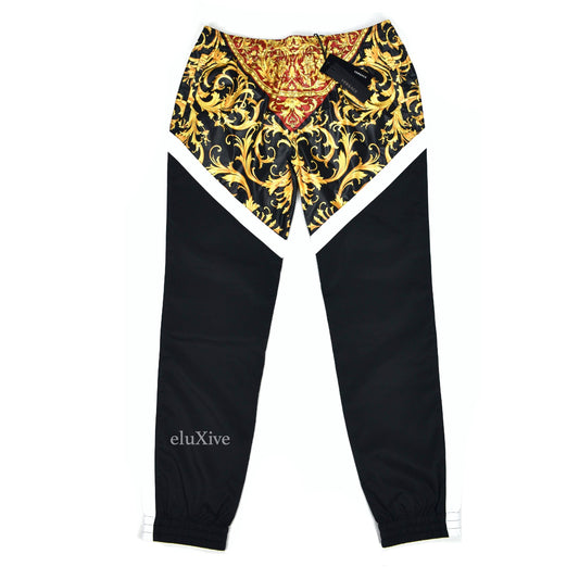 Versace - Black Iconic Barocco Print Track Pants