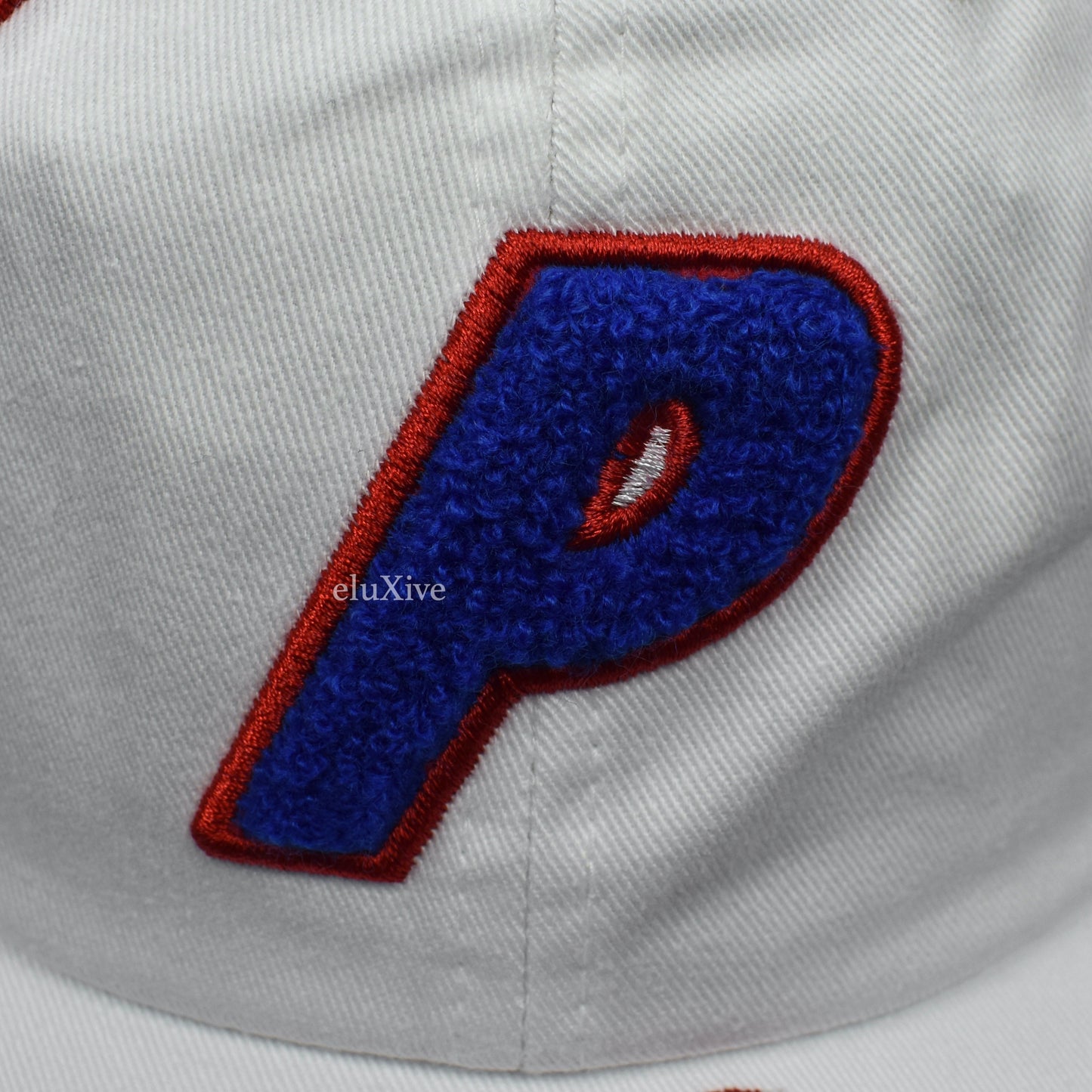 Palace - Chenille Multi P Logo Hat (White)
