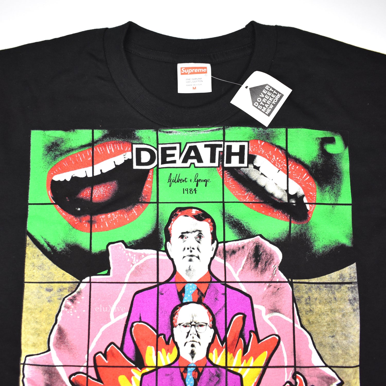 Supreme gilbert and discount george death tee