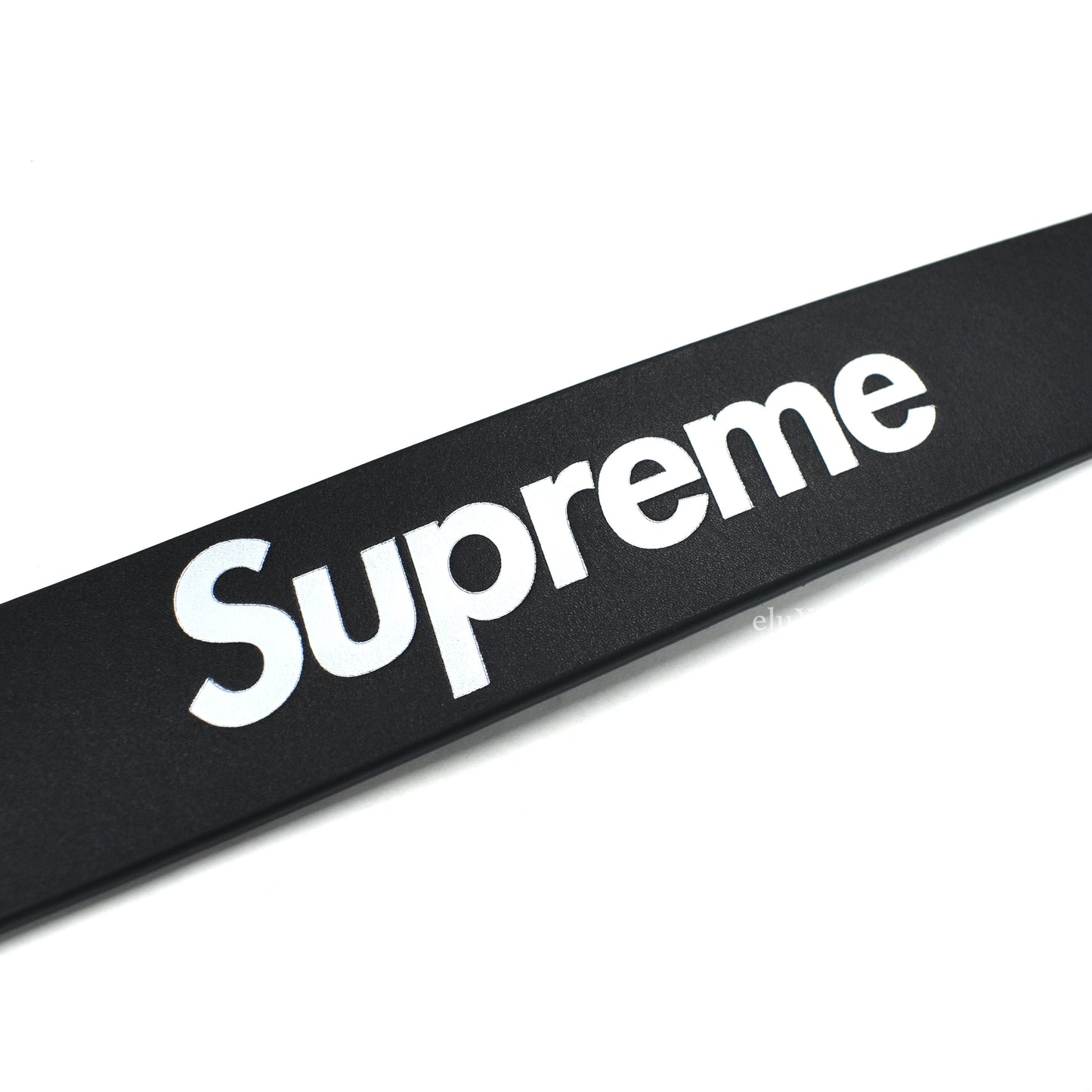 Supreme - Black Box Logo Repeat Leather Belt
