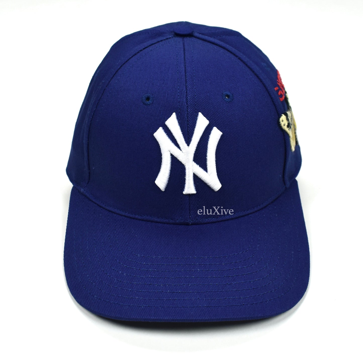 Gucci x MLB - Blue Yankees Butterfly Logo Hat