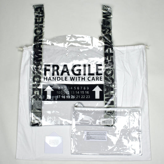 Maison Margiela - Transparent Clear PVC Logo Tote Bag & Pouch